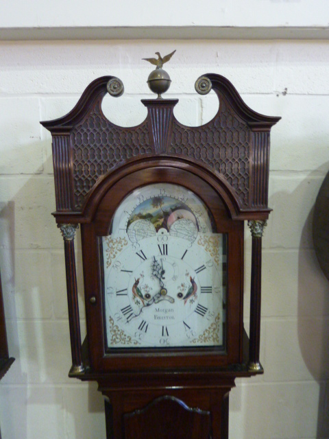 Eight day longcase clock, by Morgan, Bristol, - Image 2 of 10