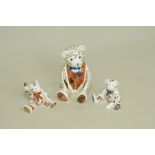 Royal Crown Derby paperweight of a seated teddy bear,