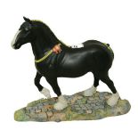 Royal Doulton figure "Champion Shire Horse - Peakstones Lady Margaret", no. DA237, 11¼" high.