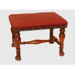 Rectangular foot stool,