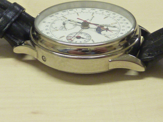 Lady's 9ct gold wrist watch, 1950; a silver bracelet watch & a gent's ETA automatic wrist - Image 5 of 7