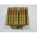 POPE ALEXANDER.  The Works. 9 vols. Rubricated titles. Eng. plates.