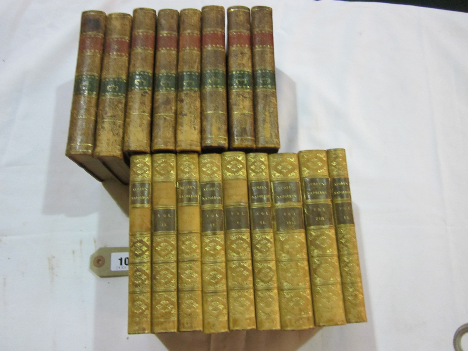 The Spectator, with Sketches of The Lives of the Authors & Explanatory Notes. 8 vols. Calf.