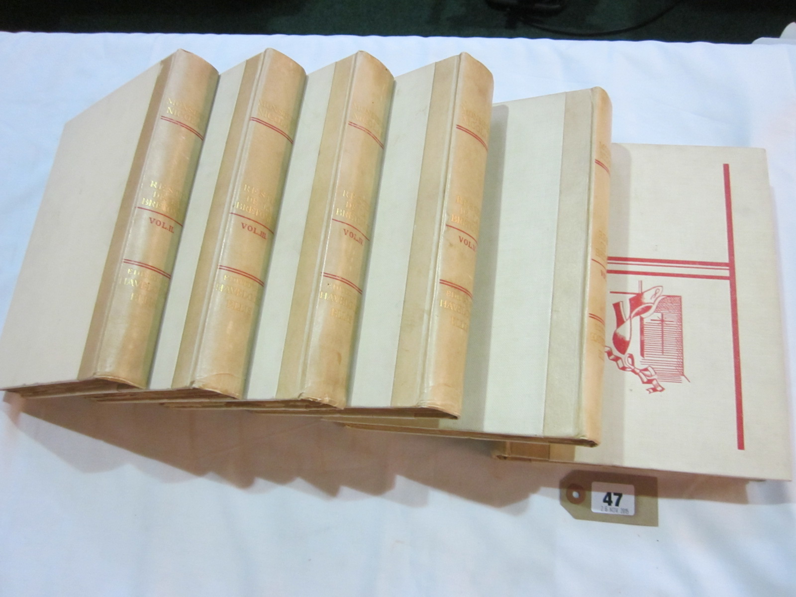 CROWDY MATHERS R.  Monsieur Nicolas. 6 vols., ed. by Havelock Ellis. Ltd. ed. 317/825.