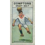 COMPTON, Footballers (colour), C (1) & D, some creasing, FR to G, 6 + 1