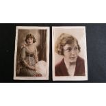 CINEMA, postcards, Pictures Portrait Gallery, hand-coloured, none pu, G to VG, 15
