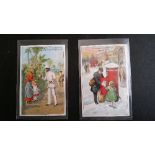 POSTMEN, postcards, Postmen of the British Empire, two pu (1905 & 1908), some slight a.m.r., G to