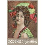 OGDENS, Miniature Playing Cards, actresses (71) & beauties, some creasing, P to G, 130*