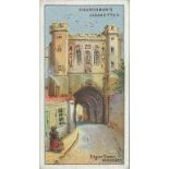 CHURCHMANS, Celebrated Gateways, complete, VG to EX, 50