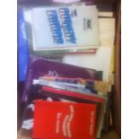 THEATRE PROGRAMMES, Nationwide selection, some large format, duplication, G to EX, 100s (two boxes)