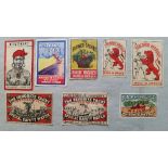 MATCHBOX LABELS, selection, box labels, pre- & post-WWII, inc. India, Japan, Poland, Portugal,