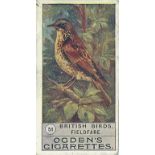 OGDENS, British Birds 2nd, complete, about G to VG, 50