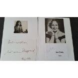 LITERATURE, signed white cards, pieces etc., female writers inc. Miriam Stoppard, Evelyn Anthony,