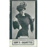 COPE, Actresses BLARM, printed (6) & plain backs (2), most trimmed to top edge, FR to G, 8