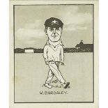 HILL, part sets, Caricatures of Famous Cricketers (60) & Famous Cricketers (16), both large,