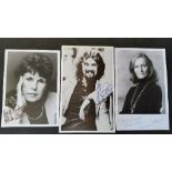AUTOGRAPHS, signed white cards, pieces etc., inc. Anthony Newlaqy, Ricky Gervaise, Virginia McKenna,
