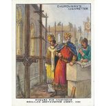 MIXED, complete (5), inc. Churchmans The Story of London (large), Wix Builders of the Empire, Typhoo