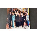 TELEVISION, signed colour 8 x 10 group photo of various stars, inc. Ben Porter, Anne Charlston (