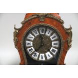 Italian inlaid brass mounted grandmother clock