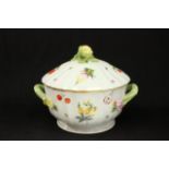 Herend porcelain tureen 9 1/2"H x 12 1/2"W From a NYC collector's 40 year compilation. good