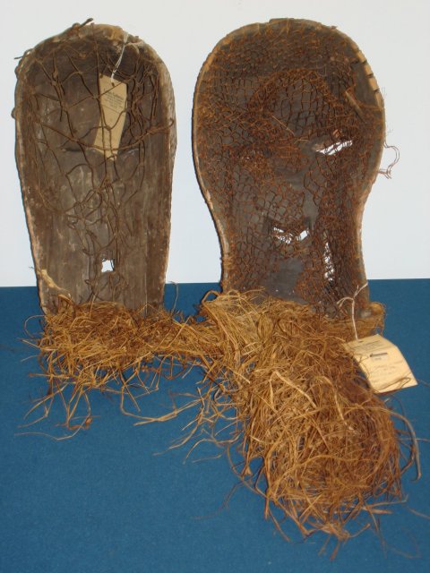 4 large carved African tribal masks Some from Lubin Galleries. Largest approx. 18" H.  (4050) - Image 4 of 7