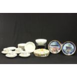 Lot of Porcelain Including Meissen bowl, plates, & cups/saucers.  Various sizes. Some losses. Some