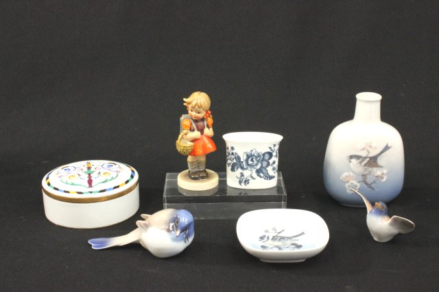 Lot of Porcelain Including B&G, Rosenthal (Covered jar), Royal  Worcester (Blue Sprays & etc), &