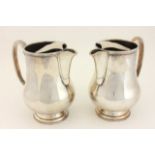 Pair of Christofle Hotel, France water pitchers 7 1/2"H From a NYC collector's 40 year