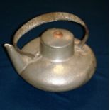 Tudric pewter hand hammered kettle Liberty & Co., missing stand, 8 1/2"H From a NYC collector's 40