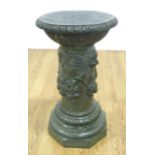 Large Figural Marble Pedestal Late19th/Early 20th Century.