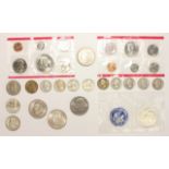 Lot of Assorted Coinage Including Eisenhower Silver Dollar 1971,  Uncirculated, Eisenhower Silver