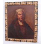 Rembrandt, "Self Portrait" Oil on canvas. Early 20th century. Approx. 31" H x  25" W w/o frame,