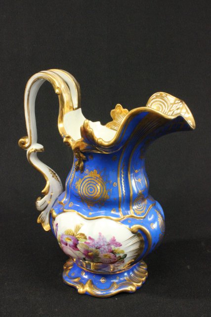 3 pieces of Paris Porcelain Including (1) pitcher approx. 10 1/2" H, (1)  gentleman approx. 11 1/ - Image 7 of 8