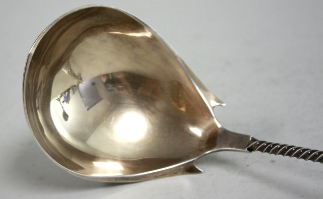 2 Koehler & Ritter Figural Coin Silver Ladles San Francisco. Approx. 13", 8.5 ozt & 7 1/2", 2.6 - Image 7 of 7