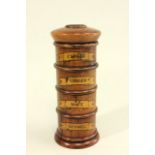 Wooden Spice Tower Approx. 7 1/2" H.