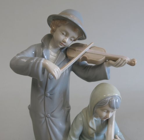 Porcelain KPM Grouping "Musicians" Approx. 10 1/2" H. Good condition. Good condition. - Image 2 of 5