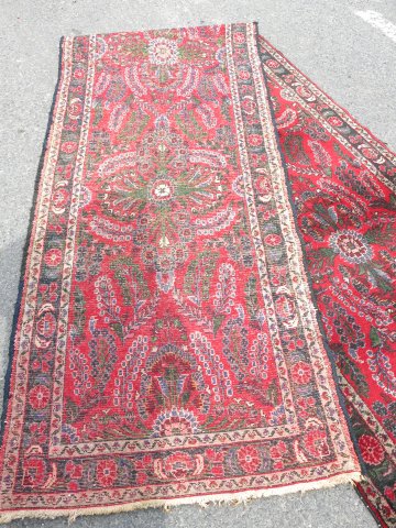 Hamadan Red Persian Runner Approx. 3' W x 20 1/2' L. - Image 4 of 4
