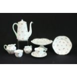 Shelley Rosebud  Dessert Set Including teapot, sugar & creamer, 8 cups, 8  saucers, 8 dessert