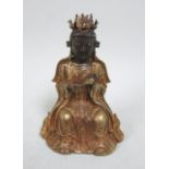 Chinese Bronze Buddha Approx. 7 1/2" H.