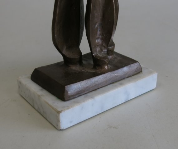 Joseph Csaky, Still Bronze 3 figures. 20th century, French. Approx. 11" H. - Image 4 of 4