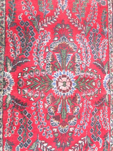 Hamadan Red Persian Runner Approx. 3' W x 20 1/2' L. - Image 2 of 4