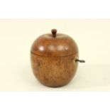 Apple Tea Caddy Approx. 4 1/2" H.