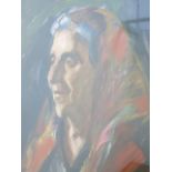 Roy C. Nuse, Portrait of a Lady Oil on board. Framed. Signed & dated on rear 1946.  Roy C. Nuse,