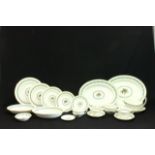 Wedgewood Dinnerware Set in Appledore Pattern Including (12) dinner plates, (12) 9" plates, (12)