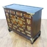 Antique Chinese Chest Approx. 31" high, 16" deep, 37 1/2" across.