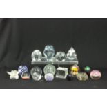 Lot of 17 paperweights Includes Baccarat, Tiffany & Co. and more.