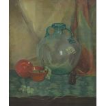 Elizabeth N. Fairchild, "Still Life with Grapes" Oil on canvas. Elizabeth Nelson Fairchild,