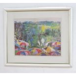 Leroy Neiman, Augusta National Golf Club, Palmer Arnold Palmer. Silkscreen. Framed. Pencil signed &