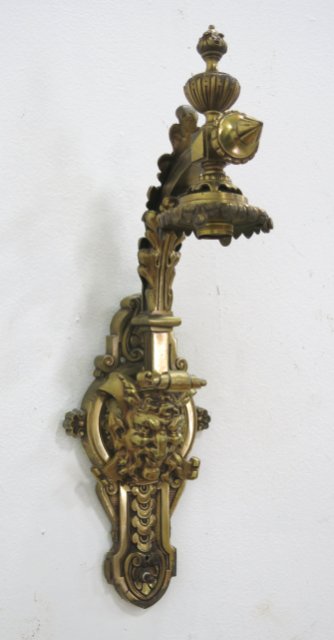 Bronze Figural Sconce Approx 21" L.