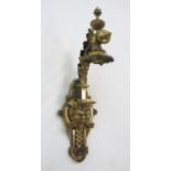 Bronze Figural Sconce Approx 21" L.